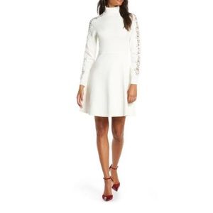 Eliza J Ivory Sweater Dress